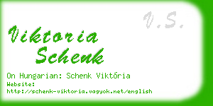 viktoria schenk business card